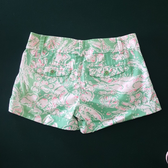 -Lilly Pulitzer Vintage Shorts Women’s Size 0 - Picture 2 of 5